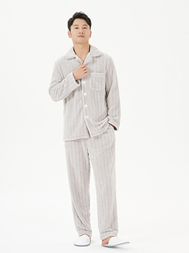 男士家居服長袖套裝